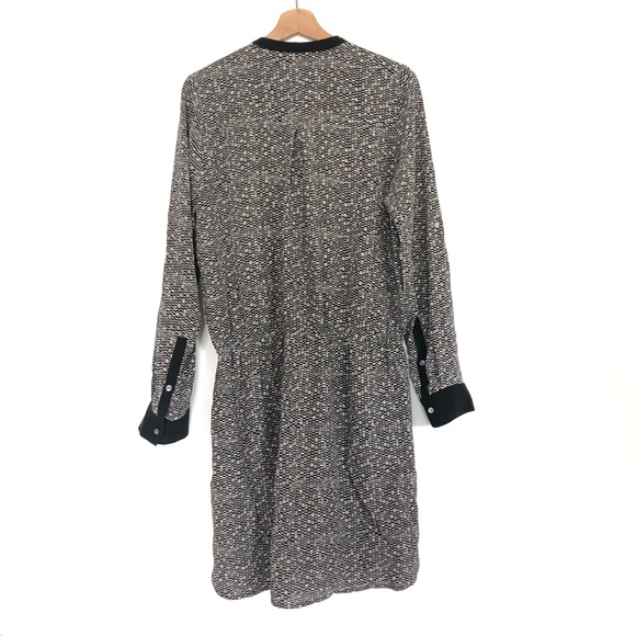 Vince 100% Silk Geometric Pattern Dress - Picture 2 of 5